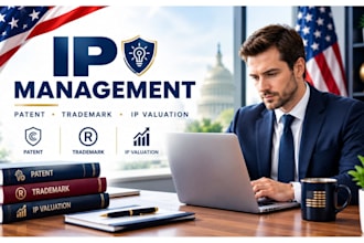 do IP management, patent, trademark, IP valuation and legal documents