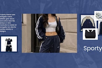 create personalized outfit style boards and aesthetic