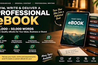 creat a book and you sell it
