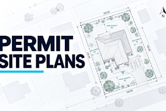 draw a site plan or plot plan for your city permit