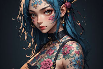design a modern and minimalist tattoo design