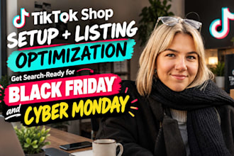 setup tik tok shop and optimize your product listings for the black friday sales