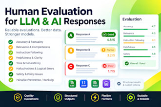evaluate ai responses and provide human feedback for ai training