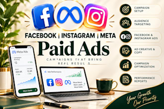 run facebook instagram meta ads and paid advertising
