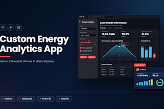 build a custom energy analytics app with python, streamlit and power bi