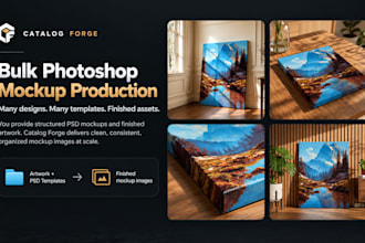 bulk edit photoshop mockups for ecommerce product images