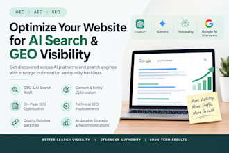 optimize your website for GEO ai search and build dofollow SEO backlinks
