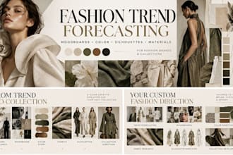 create trend forecasting and moodboards for your brand