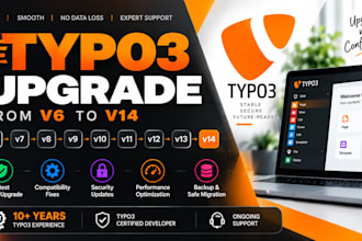 professionally upgrade and migrate your typo3 website
