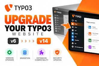 professionally upgrade and migrate your typo3 website