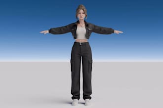 make sims 4 avatar and character model with sims4 outfit, cc mod, sim character