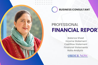 prepare balance sheet, income statement and all financial statements