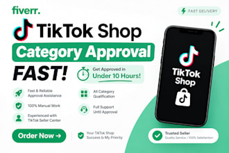 approve tiktok shop category and unlock restricted categories tiktok shop