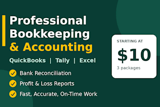 do bookkeeping and accounting in quickbooks and tally