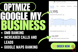 optimize google my business profile for local SEO and gmb ranking