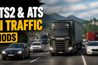 install realistic traffic and ai mods for ets2 and ats