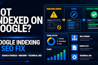 fix google indexing issues, search console errors and technical SEO
