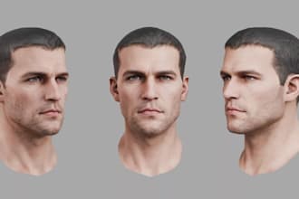 photo to metahuman for game,ue5 modular cloth,realistic skin nsfw,clean topology