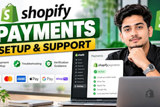 setup shopify store payments