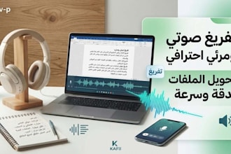 transcribe arabic audio and video professionally