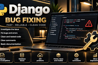 fix bugs in your django application