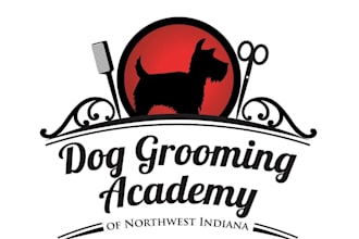 design a professional dog grooming logo for your pet business
