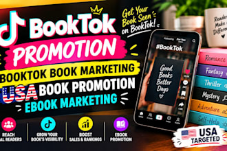 do booktok promotion booktok book marketing usa book promotion ebook marketing
