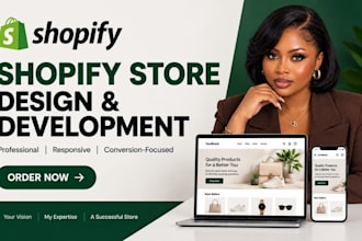 create a shopify store, shopify website, or ecommerce store