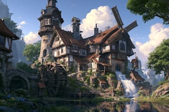 create high quality and affordable environment art