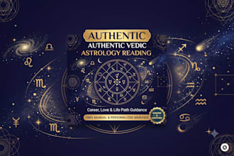 do a comprehensive vedic astrology birth chart reading