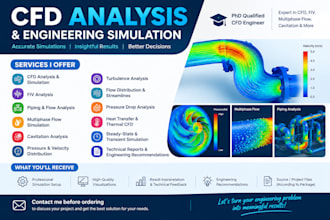perform advanced cfd analysis, fiv, piping and multiphase flow simulation