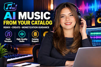 create ai music from your catalog and help monetize it