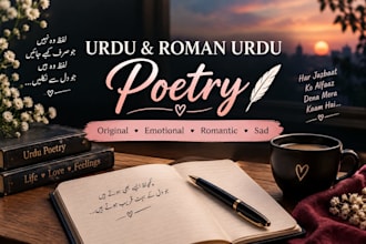 write original urdu and roman urdu poetry and quotes