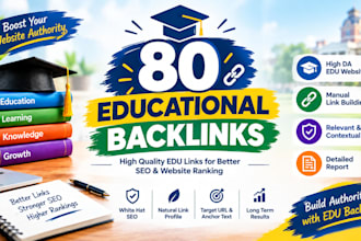 create high authority educational white hat seo link building backlinks