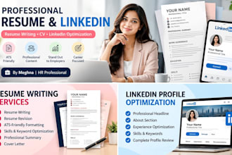write your professional resume and linkedin profile