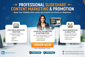 do professional slideshare content marketing and promotion