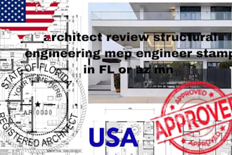 architect review structural engineering mep engineer stamp in fl or az mn