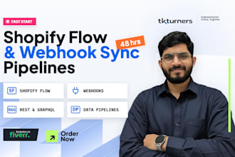 build custom shopify flow automations and supplier webhook pipelines