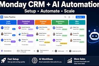 setup and automate monday project management with ai workflows