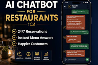 build a custom ai chatbot for your restaurant website