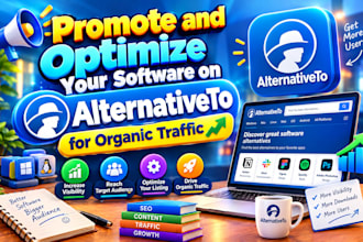 promote and optimize your software on alternativeto for organic traffic