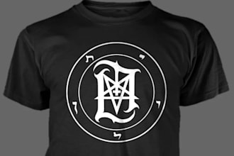 do name with metal logo style
