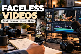 create faceless voiceover videos for reels and shorts