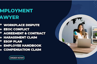 employment and labor lawyer for wrongful termination, workplace harassment
