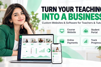 build custom websites and software for teachers and tutors