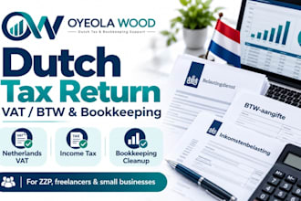 prepare dutch tax return vat return and bookkeeping for netherlands