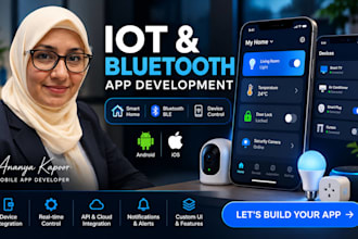 build iot app, bluetooth app, smart home app, device control app, iot mobile app