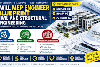 mep engineer blueprint civil and structural engineering in maryland indiana ca