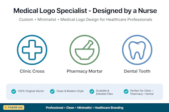 design modern medical logo for clinic