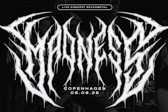 do extreme metal logo for your band